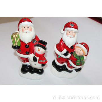 21см красочные керамические рождественские украшения